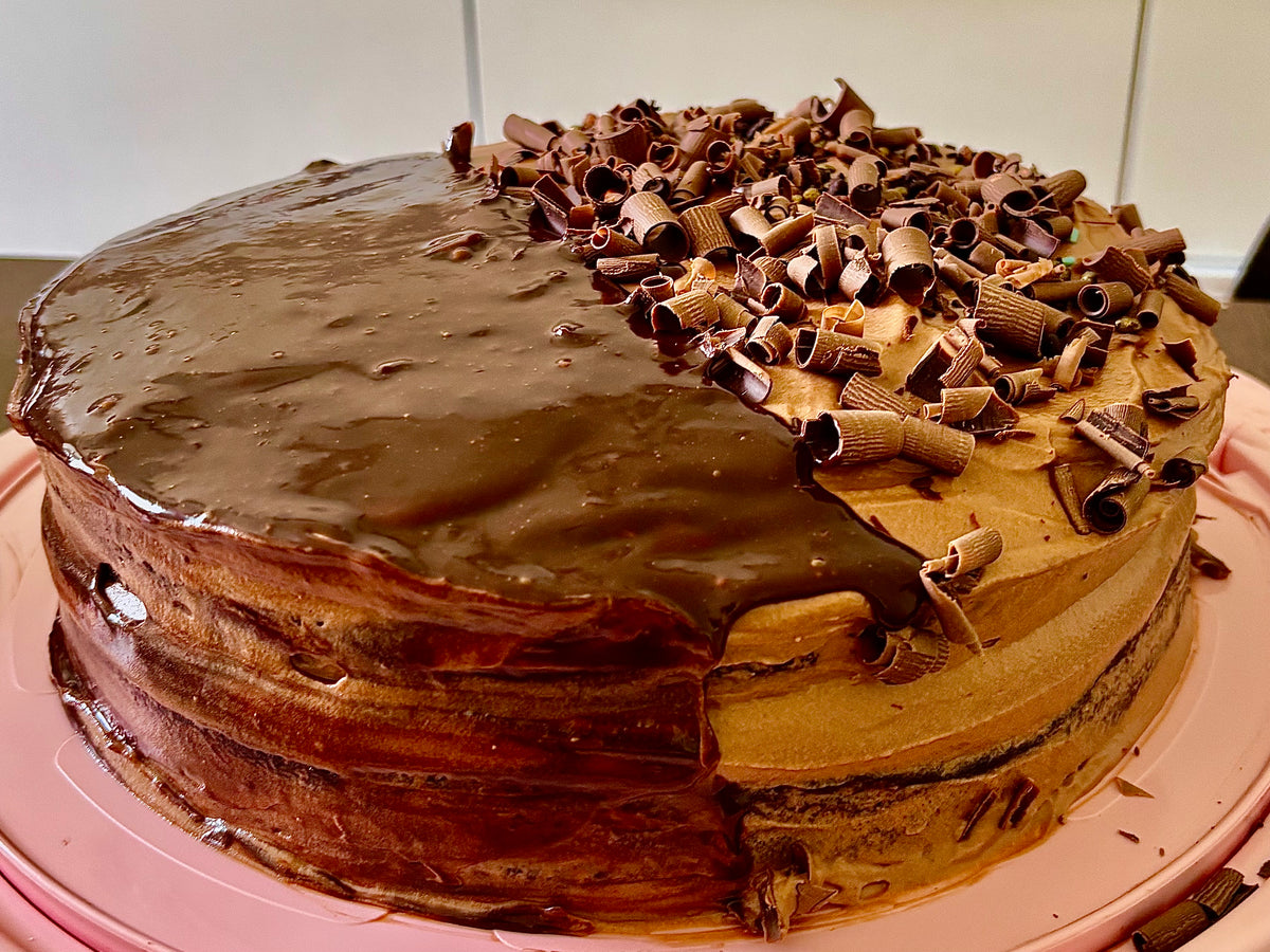 Double Trouble Chocolate Cake