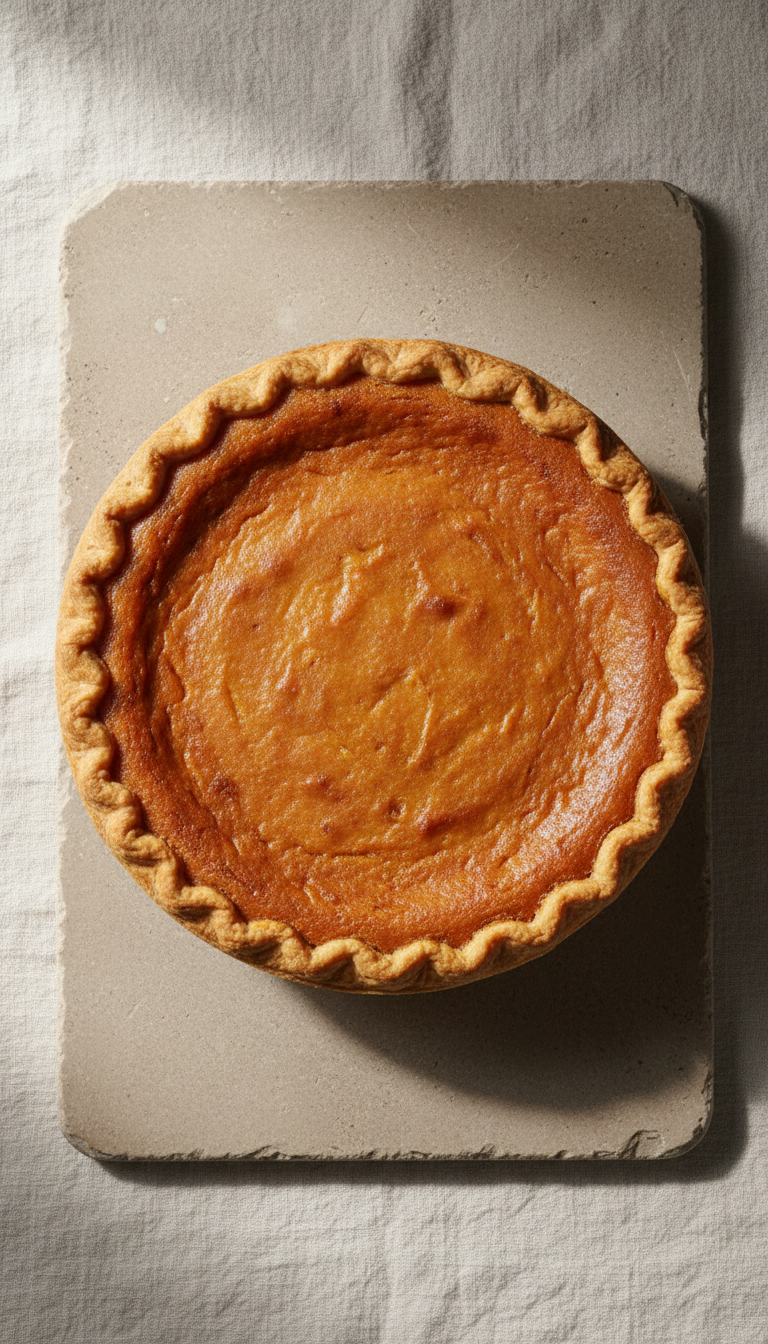 Sweet Potato Pie with Brown Sugar Crust